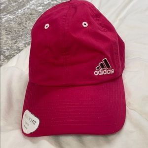 Hot pink adidas hat